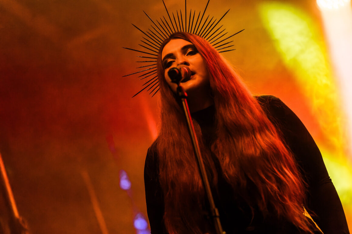 Alia live with ATTRITION in Germany, 2023.